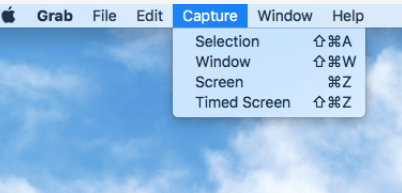 how to take screenshot on mac air